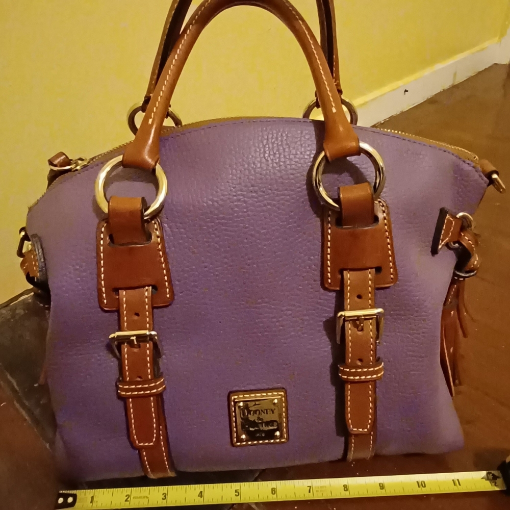 Doonet & Bourke plum color hand bag